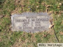 Thelma E. Mcdonald