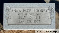 Anna Malinda "annie" Jackson Rooney