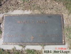 Maple G. Rhea