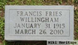 Francis Fries "frank" Willingham