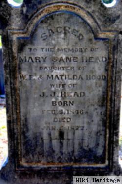 Mary Jane Hood Head