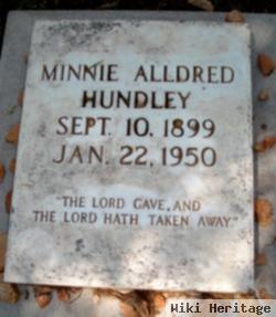 Minnie Magdalene Alldred Hundley