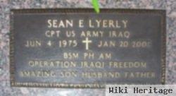 Capt Sean Edward Lyerly