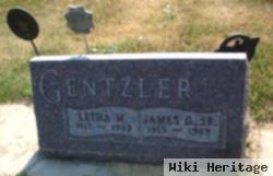 Letha M Sager Gentzler