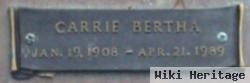 Carrie Bertha Boyte