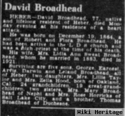 David Broadhead