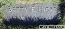 Betty F. Hicks