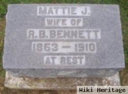 Martha Jane "mattie" Redman Bennett
