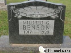 Mildred G. Benson