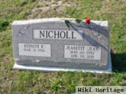 Jeanette "jean" Lafever Nicholl