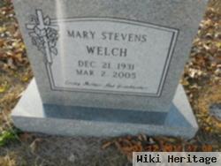 Mary Stevens Welch