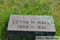 Letha M Hall