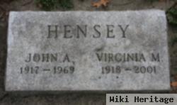 Virginia May Lakoff Hensey