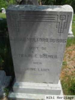 Sarah Mulford Dubois Brewer