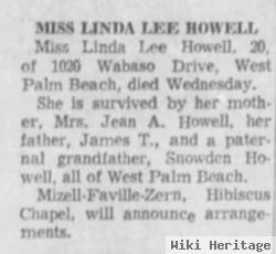 Linda Lee Howell