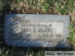 Sara Louise Rudy Blaine