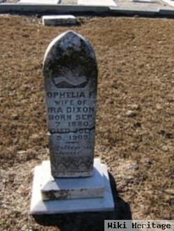 Ophelia F. Dixon