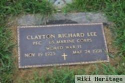 Pfc Clayton Richard Lee