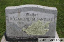 Rosamond M. Sanders