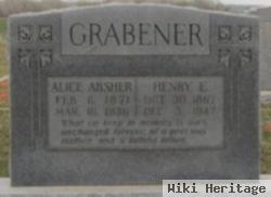 Alice Bell Absher Grabener