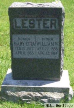 Mary Etta Sater Lester