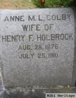 Anne Marie Louise Colby Holbrook