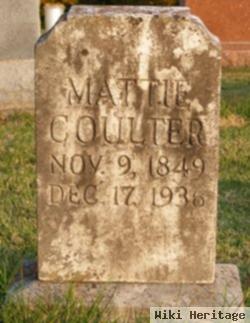 Martha "mattie" Cook Coulter