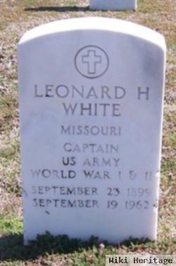 Capt Leonard H. White