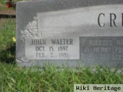 John Walter Crews