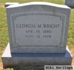 Georgia M Wright