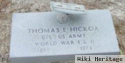 Thomas E. "tommie" Hickox