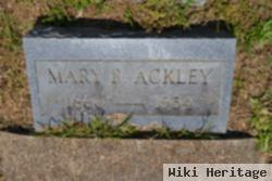 Mary R Ackley