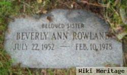 Beverly Ann Rowland