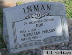 Rosellen Wilson Inman