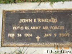 John E Rhoads