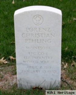 Pfc Lorenz Christian Pehling