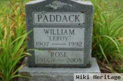 William "leroy" Paddack