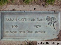 Sarah Cothran Sane
