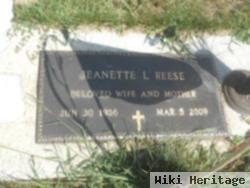 Jeanette L "jenny" Reese