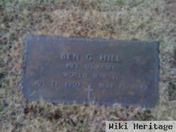 Ben G Hill