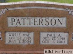 Willie Mae Sharp Patterson