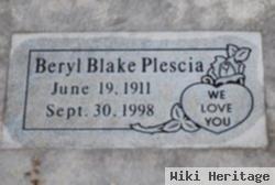 Beryle Blake Plescia