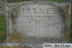 Marion Winfred Haynes