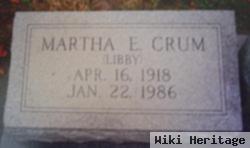 Martha Elizabeth "libby" Crum