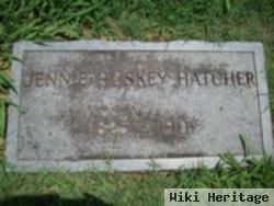 Mrs Jane "jennie" Huskey Hatcher