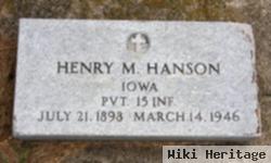 Henry Melvin Hanson