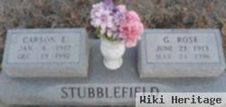 Gertrude Rose "rose" Higley Stubblefield