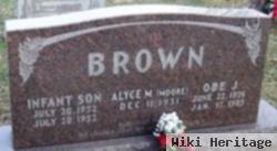 Infant Son Brown