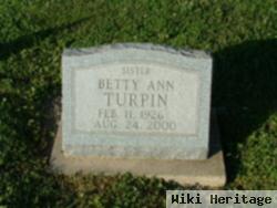 Betty Ann Turpin