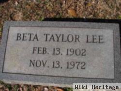 Beta Mae Taylor Lee